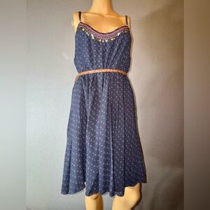 American Eagle Outfitters Navy Blue Mini Dress